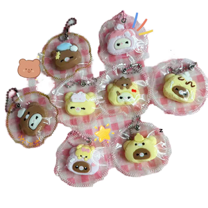 Lindos Mini Juguetes Blandos de Silicona, Llaveros Personalizados ZIJIE Taba, Antiestrés para Oficina, Unisex - Product Image 1