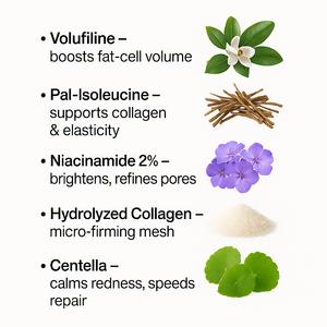 Suero Facial Volufiline Pal-Isoleucina Líquido, Colágeno Profundo Antiarrugas, Repara la Piel, Ilumina, Reafirma, Rellena, Suero Facial - Product Image 4