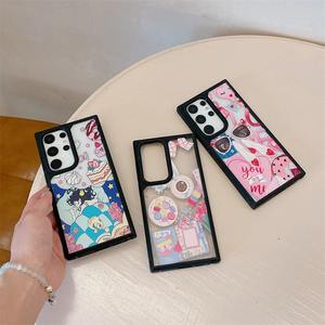 Sogno della ragazza di alta qualità per <span class=keywords><strong>Samsung</strong></span> S24ULTRA custodia per cellulare S23plus rosa <span class=keywords><strong>A54</strong></span> satinato S25 personalità in stile - Product Image 2