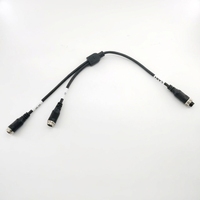 Câble Répartiteur en Y GX12 pour Connecteur Aviation, 1 vers 2 Voies, 2-7 Broches, Joint Surmoulé, Étanche IP65, pour Extension de Câble Solaire PV et Capteur CCTV
