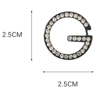 Adorables épingles en métal émaillé et clips pour chaussures à motif animalier de dessin animé, avec breloques pour sabots et décorations florales pour femmes