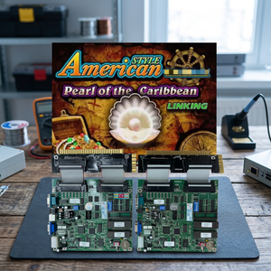 แผงวงจรเกมอาร์เคดแบบเชื่อมต่อ Pearl of the Caribbean สไตล์อเมริกัน รุ่น FRO พร้อมปลั๊กแบบ US สำหรับเครื่องเล่นเกมหยอดเหรียญ ภาษาอังกฤษ - Product Image 3