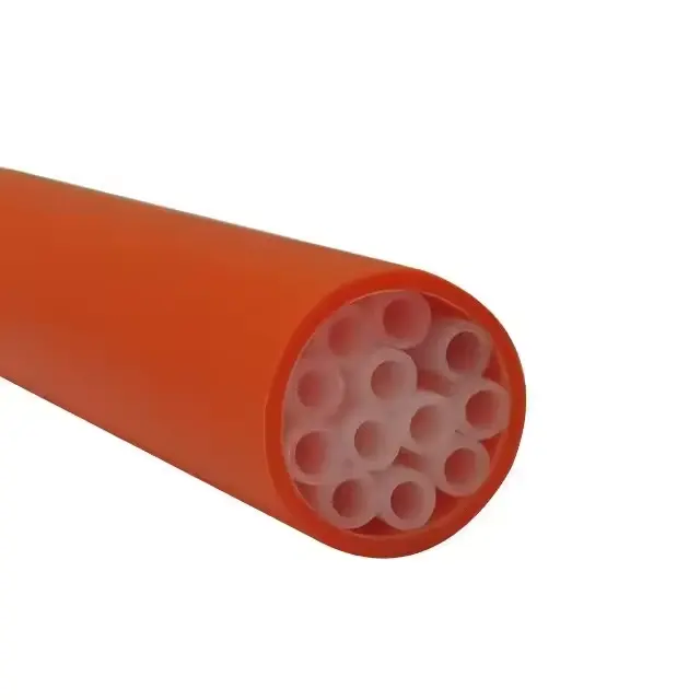 12-Wege 5/3,5 mm Kostenlose Proben HDPE-Faser-Optikkabel-Installation Glasfaser-Luftgeblasenes FTTH-Mikroprodukt-Mikrofaser-Zubehör