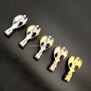 Gold Plated Stainless Steel Christian Angle Wings Urn <b>Ash</b> Pendant <b>Necklace</b> with Link Chain <b>for</b> Party Cremation Jewelry - Product Image 4
