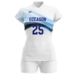 Maglia da Pallavolo Femminile Viola Sublimata di Alta Qualità, Economica, per Squadre, Produzione OEM all'Ingrosso - Product Image 3