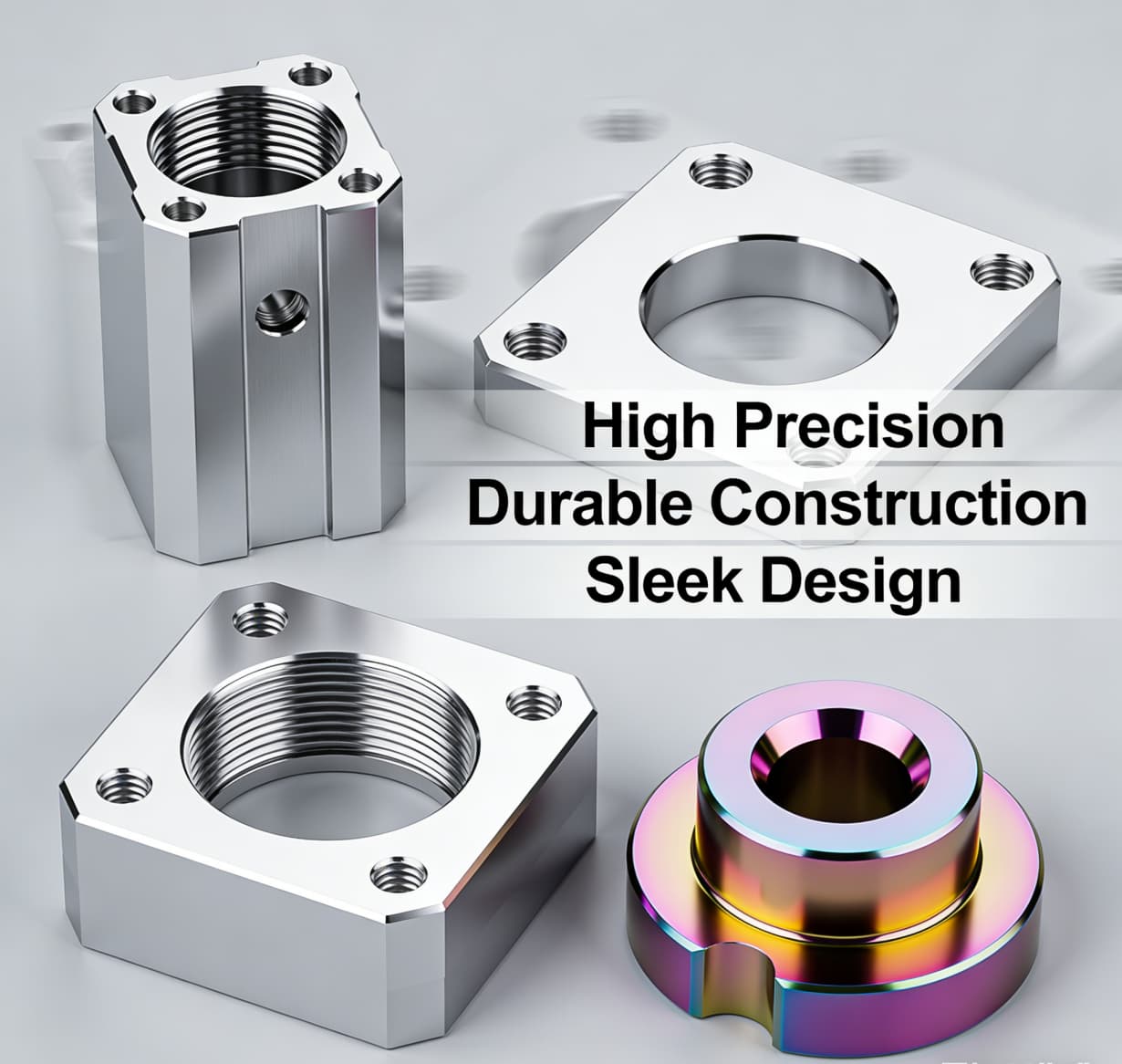 Custom Hardware Parts ISO Certified Manufacturer High Precision CNC Machining Low MOQ Metal Milling Turning Fabrication
