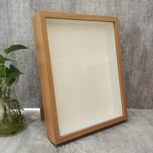 Cadres 3D blancs 8x10 12x12 en bois massif, boîtes d'ombre en verre, <span class=keywords><strong>cadre</strong></span> <span class=keywords><strong>Photo</strong></span> d'affichage <span class=keywords><strong>avec</strong></span> MDF, haute qualité - Product Image 4