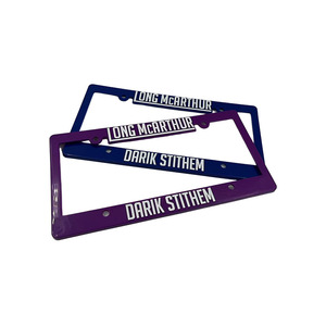 Marco de matrícula decorativo de especificación americana personalizado, marco de matrícula modificado, puede diseñar logotipo y logotipo personalizado - Product Image 5