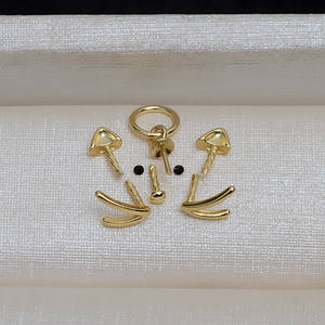 Handmade 925 <b>Silver</b> Baroque <b>Cat</b> Pendant and Special-Shaped Pearl <b>Necklace</b> DIY Female Pearl Empty Holder Accessory 4020 - Product Image 3