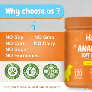 Suplementos para Glándulas Anales de Mascotas en Oferta, Golosinas Masticables Suaves con Sabor a Carne de Res para Perros, Enzimas Digestivas con Calabaza - Product Image 2