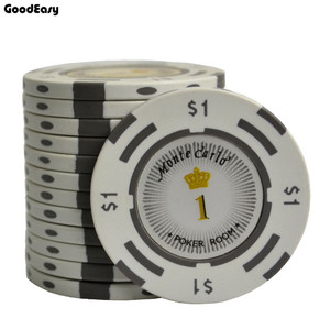 Jetons de poker en argile Monte <span class=keywords><strong>Carlo</strong></span> 40 mm 14 g avec numéros autocollants - Product Image 5
