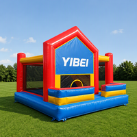Château gonflable pour enfants avec toboggan, PVC 0,55 mm, taille et couleur personnalisées, design gratuit pour location de fête, utilisation en extérieur et en intérieur