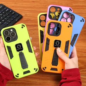 2 IN 1 WHOLESALE with holder for Nokia C12 C22 C32 gentle business style classic PC mobile phone case
