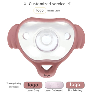Sucette pour bébé nouveau-né en silicone de qualité supérieure, sans BPA, de qualité alimentaire, tétine en silicone durable, facile à nettoyer - Product Image 5