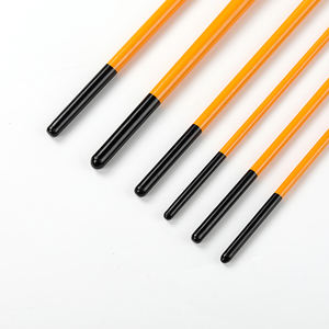 Nouveau Pack de 6 améliorés manche en bois loup cheveux Art brosse plat Shader pinceau pour <span class=keywords><strong>peinture</strong></span> par numéros huile aquarelle <span class=keywords><strong>Kit</strong></span> de dessin - Product Image 5