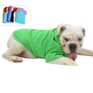 Color liso Dachshund animal ropa mascota Primavera Verano algodón imprimible en blanco perro camiseta - Product Image 2