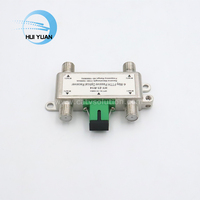 Récepteur optique passif PON mini HYCOME R14 CATV 1310nm/1490nm/1550nm FTTH avec connecteur SC 4 ports POE TCP IP/GSM/GPRS