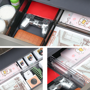 4 packs de séparateurs de tiroirs extensibles et réglables en plastique transparent pour ranger les vêtements et les bureaux. - Product Image 5