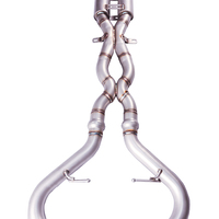 Convient pour le Catback en acier inoxydable 304 avec système d'échappement à soupape Silencieux de BMW M3 E90 E92 E93 3.0T 4.0L De 2010 à 2014
