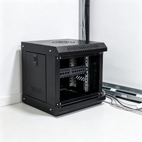 Armoire réseau murale verticale 2U, rack de serveur électrique, profondeur 600-800 mm, ouverture 10 pouces, racks réseau 6U, 12U, 15RU