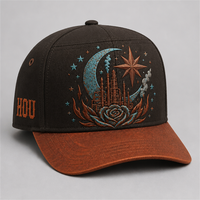 Casquette de baseball personnalisée style Old English, 5 panneaux, visière incurvée, style Dad Hat, streetwear urbain West Coast, vente en gros, faible MOQ