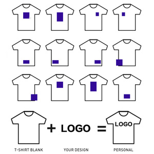 Camisetas Lisas de Algodón Grueso al por Mayor, Diseño de Logotipo Sock, 230 g/m² - Product Image 5