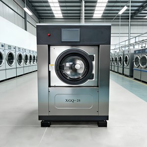 Lavadora Industrial Eléctrica de Acero Inoxidable Totalmente Automática para Uso en Hoteles, Capacidad de 15-30 kg, para <span class=keywords><strong>Lavandería</strong></span> de <span class=keywords><strong>Autoservicio</strong></span> al Aire Libre - Product Image 6