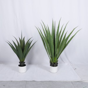 Plante <span class=keywords><strong>d</strong></span>'<span class=keywords><strong>Agave</strong></span> Artificielle Réaliste, Faux Bonsaï Résistant aux Intempéries, Parfaite pour la Maison, le Bureau, le Jardin et l'Hôtel, 3 Pieds - Product Image 4