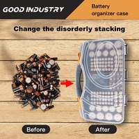 Support organisateur de batterie 180 batteries conteneurs de stockage boîte étui pour AA AAA V C piles bouton D batterie boîte de stockage