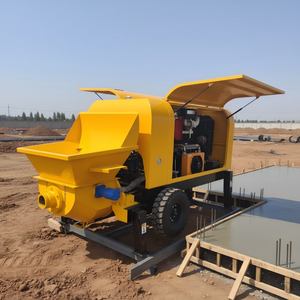 آلة بناء مضخة خرسانة تعمل بالديزل مقطورة مضخة خرسانة - Product Image 2
