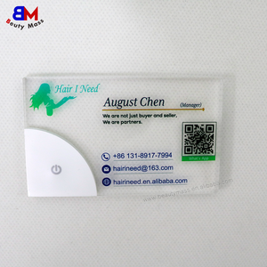 Độc đáo tùy chỉnh cá nhân Acrylic chiếu sáng LED thẻ kinh doanh RGB đèn màu thay đổi Acrylic Led in thẻ kinh doanh - Product Image 5