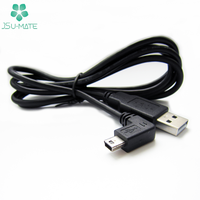Câble USB 2.0 blindé mâle A vers mâle Mini B pour la charge et le transfert de données des contrôleurs PSP PlayStation 3 PS3 et des appareils photo