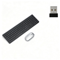 İnce Şarj Edilebilir 2.4G Kablosuz Klavye ve Mouse Seti - Tam Boy 114 Tuşlu Type-C Şarjlı Ergonomik Tasarım Ofis ve Ev İçin