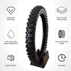 Pneu <span class=keywords><strong>de</strong></span> moto personnalisé en usine 70/100-17 C38 à base <span class=keywords><strong>de</strong></span> <span class=keywords><strong>silice</strong></span> 8PR pour moto tout-terrain, idéal pour les expéditions en montagne, steppe et safari - Product Image 2