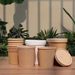 Dùng một lần Giấy Thủ Công súp Bát thân thiện với môi Cốc dùng một lần - Product Image 1