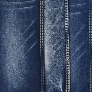 Tela de Mezclilla Elástica de Algodón con Tejido Satinado Azul Oscuro de <span class=keywords><strong>7.7</strong></span> oz, Productos al por Mayor - Product Image 2