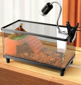 Serbatoio di pesce rosso in plastica trasparente acrilico per soggiorno piccolo serbatoio di drenaggio del fondo ecologico domestico - Product Image 6
