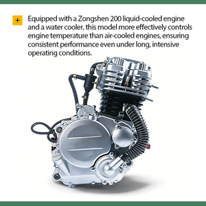 รถมอเตอร์ไซค์สามล้อแบบเปิดสำหรับขนส่งสินค้าเกษตรในประเทศ ขายร้อนจากโรงงาน - Product Image 4