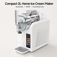 Machine à glace pilée commerciale 2L à écran tactile ABS personnalisée en usine, prix machine à slush professionnelle à bol unique pour bar