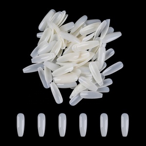200 <span class=keywords><strong>Uñas</strong></span> Postizas Cuadradas de ABS <span class=keywords><strong>para</strong></span> Práctica de Manicura, Puntas de Plástico Reemplazables <span class=keywords><strong>para</strong></span> Soporte de Práctica de <span class=keywords><strong>Uñas</strong></span> - Product Image 2
