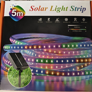 Décoration de festival <span class=keywords><strong>extérieur</strong></span> commercial lampe de corde <span class=keywords><strong>solaire</strong></span> résistant aux intempéries arbre suspendu bande de lumière <span class=keywords><strong>LED</strong></span> colorée IP65 - Product Image 3