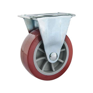 25mm <span class=keywords><strong>40mm</strong></span> 50mm drehbarer Gummi Mittlere Lenk rollen Polyurethan Möbel Lenkrad 1 Zoll - Product Image 5