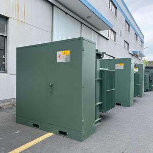 Trasformatore Trifase da 750 kVA 1250 kVA da 12470V a 480/277V ad Alte Prestazioni, Montato su Piattaforma, per <span class=keywords><strong>Infrastrutture</strong></span> <span class=keywords><strong>Verdi</strong></span> - Prezzo di Fabbrica - Product Image 2