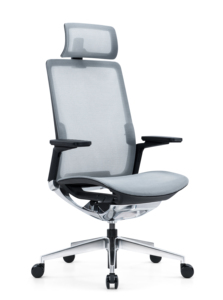 <span class=keywords><strong>Chaise</strong></span> de bureau ergonomique pivotante à dossier haut <span class=keywords><strong>Chaise</strong></span> de bureau en maille moderne Accoudoir réglable 4D Support lombaire Tissu durable extensible - Product Image 4