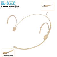 Couleur de la peau Réduction du bruit professionnelle Petit casque Microphone monté sur la tête Enseignant dédié Microphone monté sur la tête