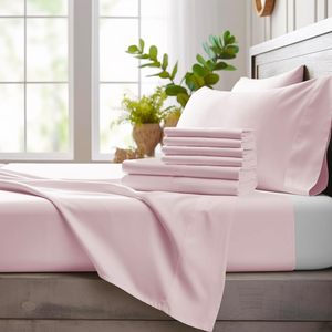100% Cotton <strong>Bed</strong> <strong>Sheets</strong> 400TC <strong>Fitted</strong> Mattress Cover Set with Elastic Stitched Technique - Product Image 4