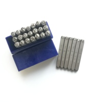 Number Punch Tools 5mm Steel Blacked Number and Letter Punch Set