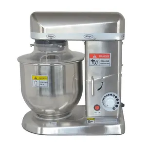 10L Thép Không Gỉ 500 Wát Bếp Chuyên Nghiệp Đứng Mixer Thực Phẩm Mixer