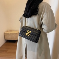 Sacs à main de créateurs tendance 2026 en cuir PU, pochette élégante, sac bandoulière à chaîne, petit sac à rabat, sacs à main de créateurs pour femmes