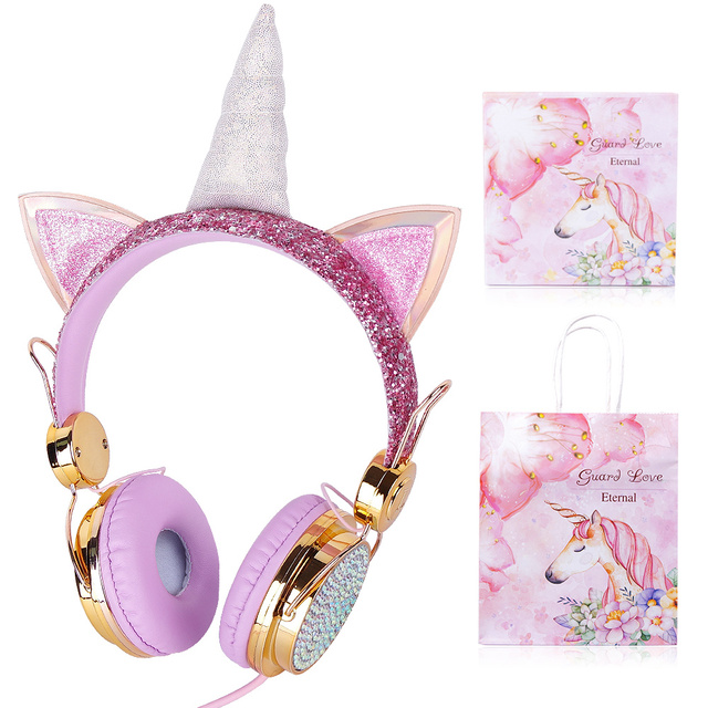 Best Seller OEM Brand Cute Kids Headset Headphone Surround Gaming Headphones Wired Gaming Headset With Mic for Child Gift